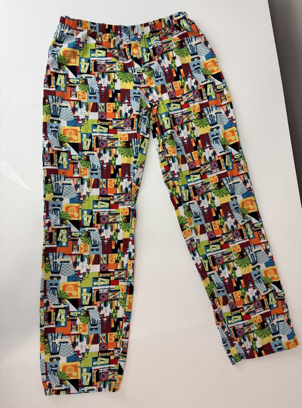 Disney Parks Pajama Bottoms 100% Cotton Disney Walt Disney World Women Small